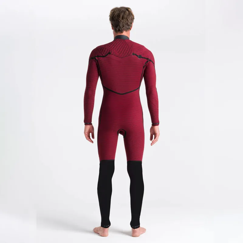 C-Skins ReWired 5-4-3mm Hooded Chest-Zip Wetsuit in Black-Petrol-5