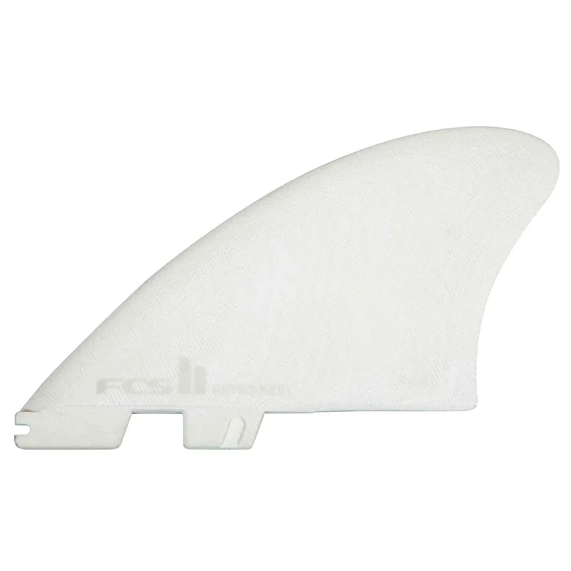 FCS II Retro Keel PG Twin Fin Set in White