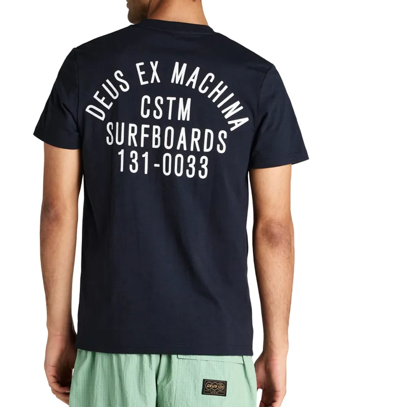 Deus Ex Machina Recoil Tee in Black-2