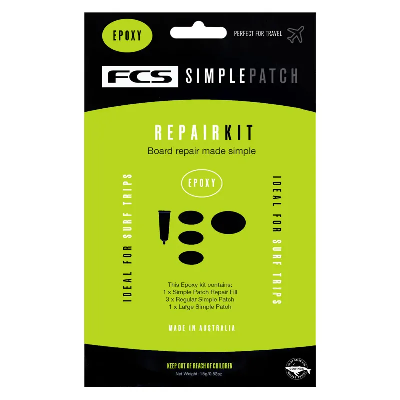 FCS Simple Patch Surfboard Repair Kit - Epoxy