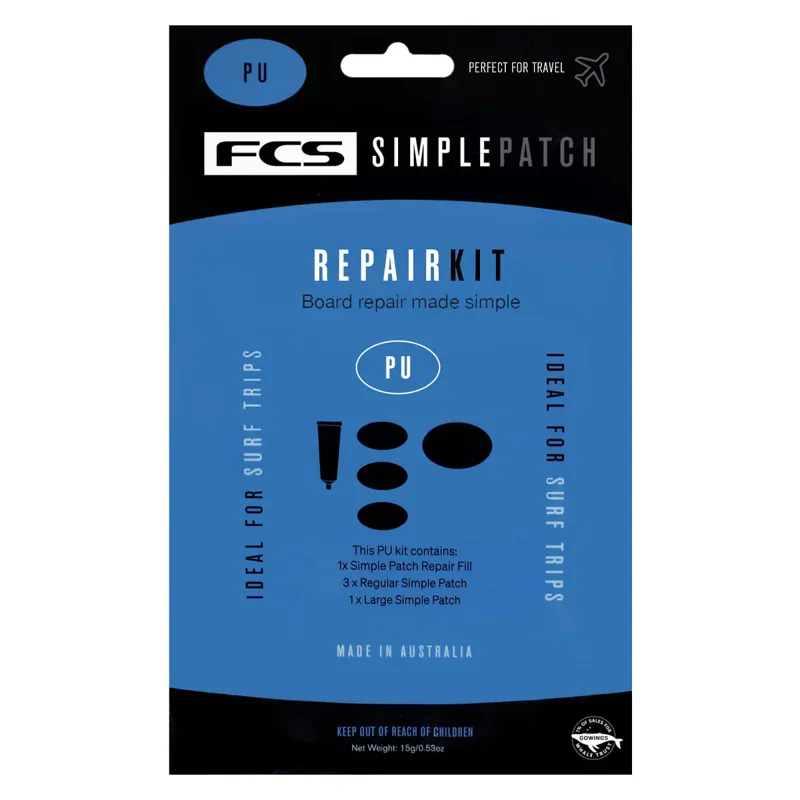 FCS Simple Patch Surfboard Repair Kit - PU