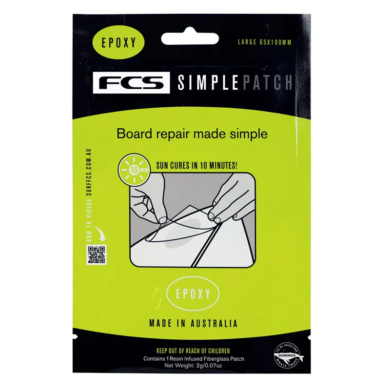FCS Simple Patch Surfboard Repair Patch - Epoxy