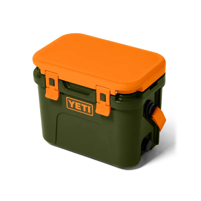 Yeti Roadie 15 Cooler in Olive/King Crab Orange-1