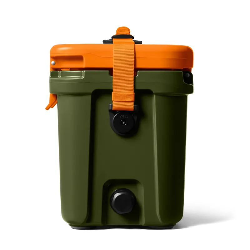 Yeti Roadie 15 Cooler in Olive/King Crab Orange-4