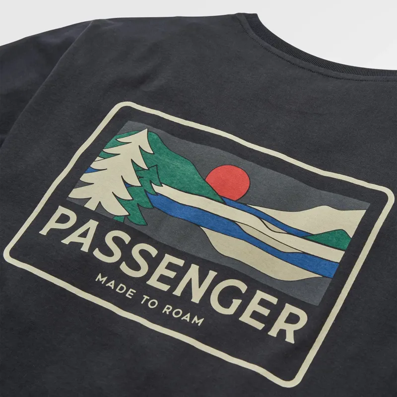 Passenger Roamer Recycled T-Shirt in Black-2