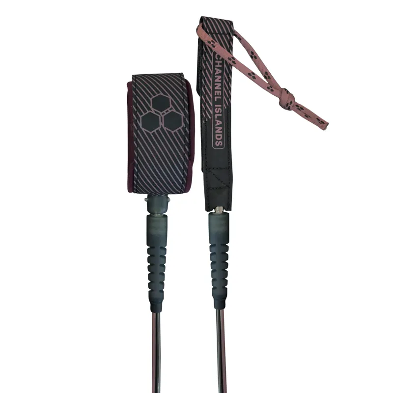 Channel Islands Round Comp 6ft Leash in Clay