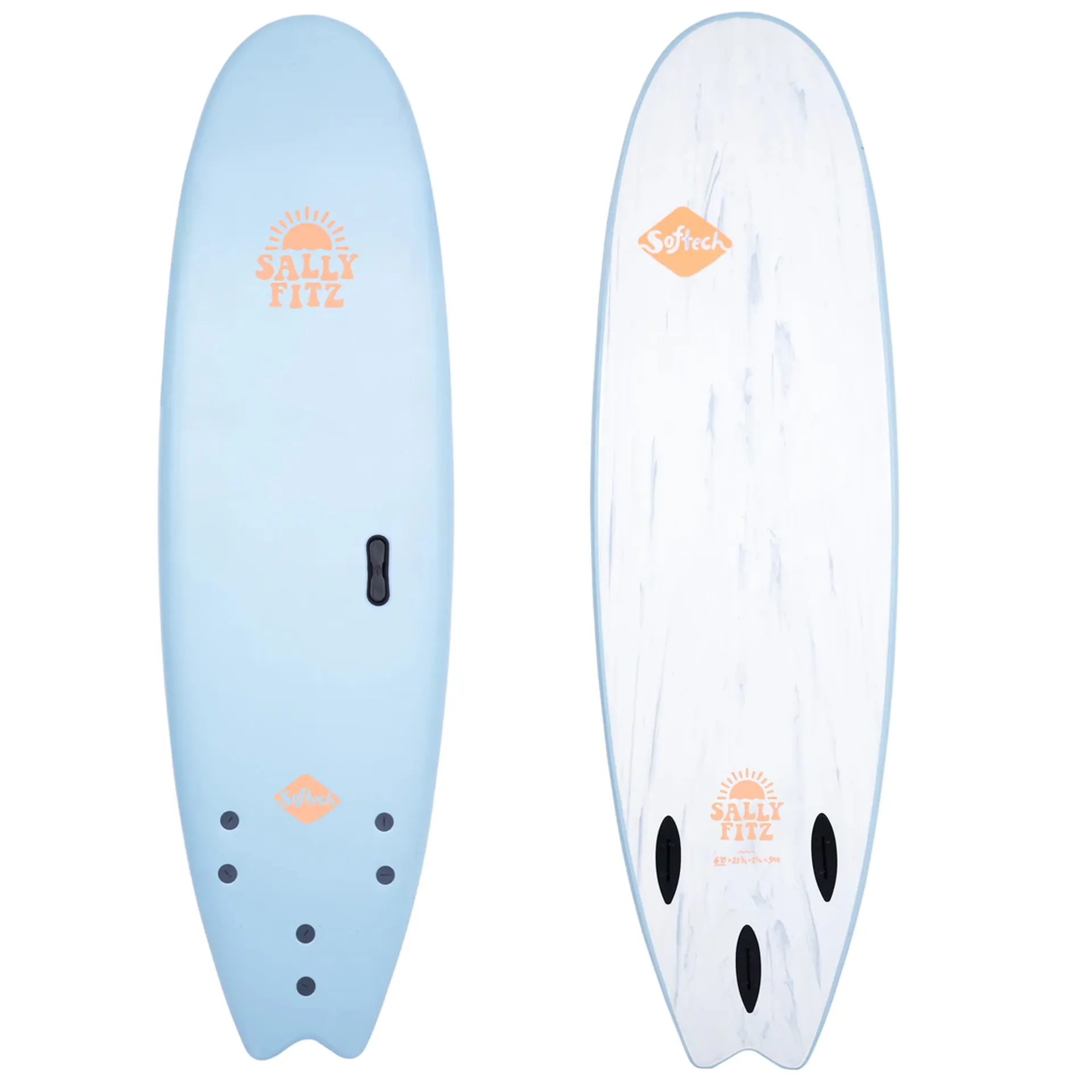 Softech Sally Fitzgibbons Signature Model Soft Surfboard in Mist