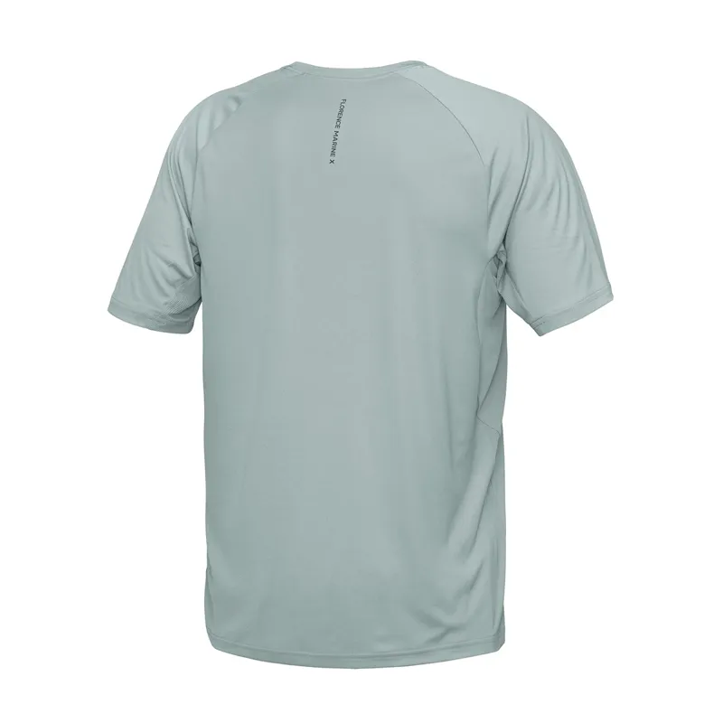 Florence Marine Sun Pro Short Sleeve UPF Shirt in Grey-1