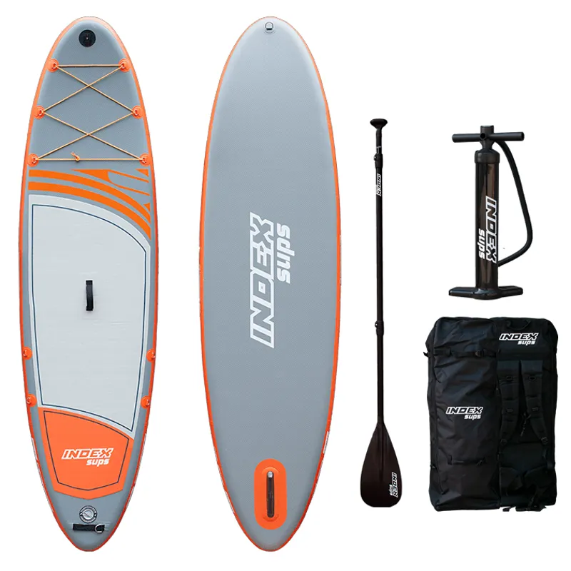 Alder Index 10ft 6 Inflatable SUP in Grey/Orange