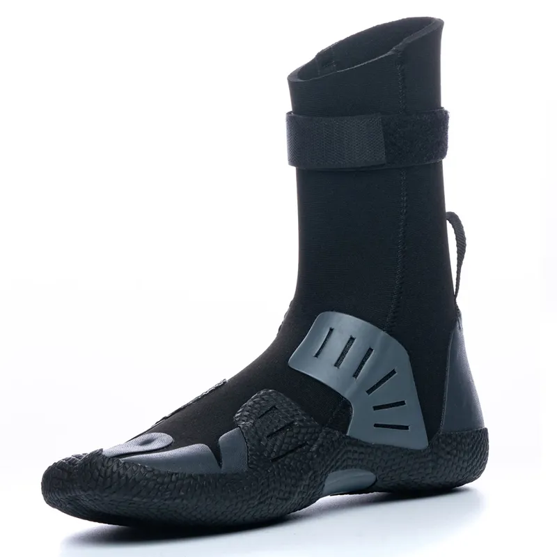 C-Skins Session 5mm Split Toe Wetsuit Boots in Black-Charcoal-1