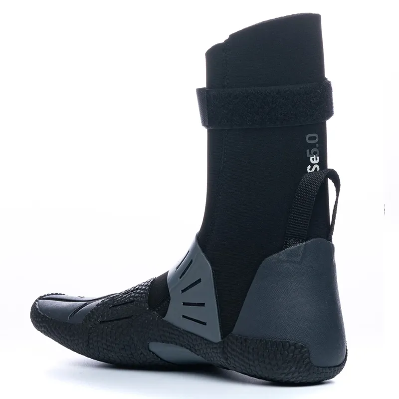 C-Skins Session 5mm Split Toe Wetsuit Boots in Black-Charcoal-2