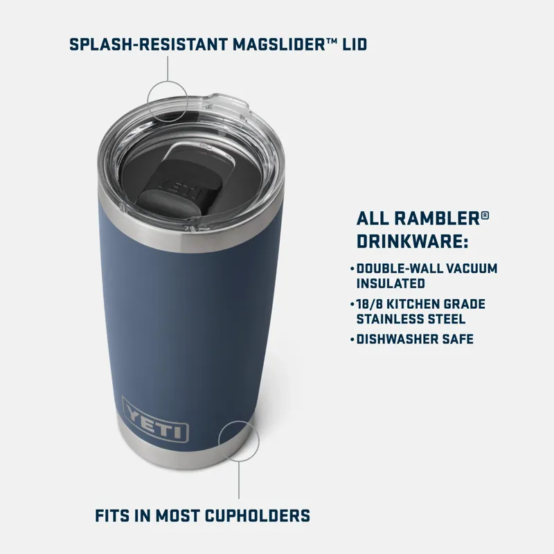 Yeti Rambler 20oz Tumbler in Sea View-4