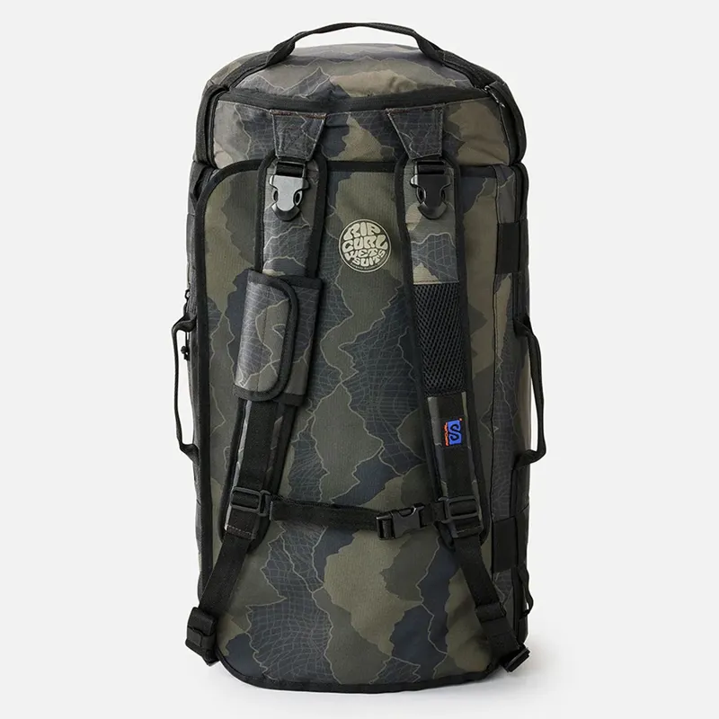 Rip Curl Search 45L Duffle Bag in Black/Olive-3
