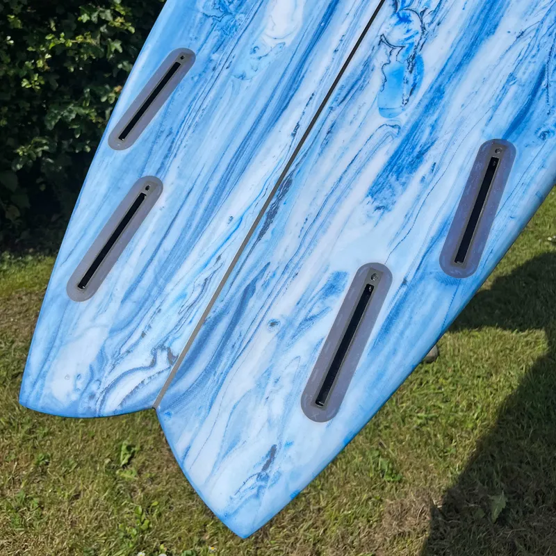 Firewire Helium Seaside  Limited Edition Blue Surfboard - Futures-4