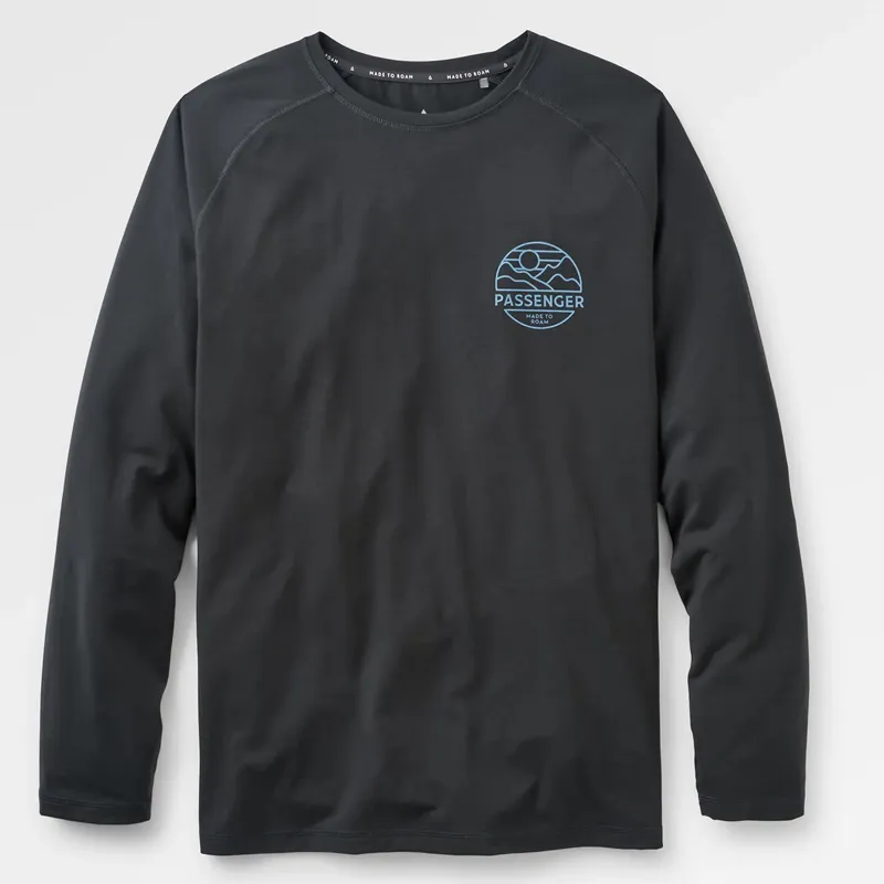 Passenger Sedona Drirelease Active Long Sleeve T-Shirt in Black-1