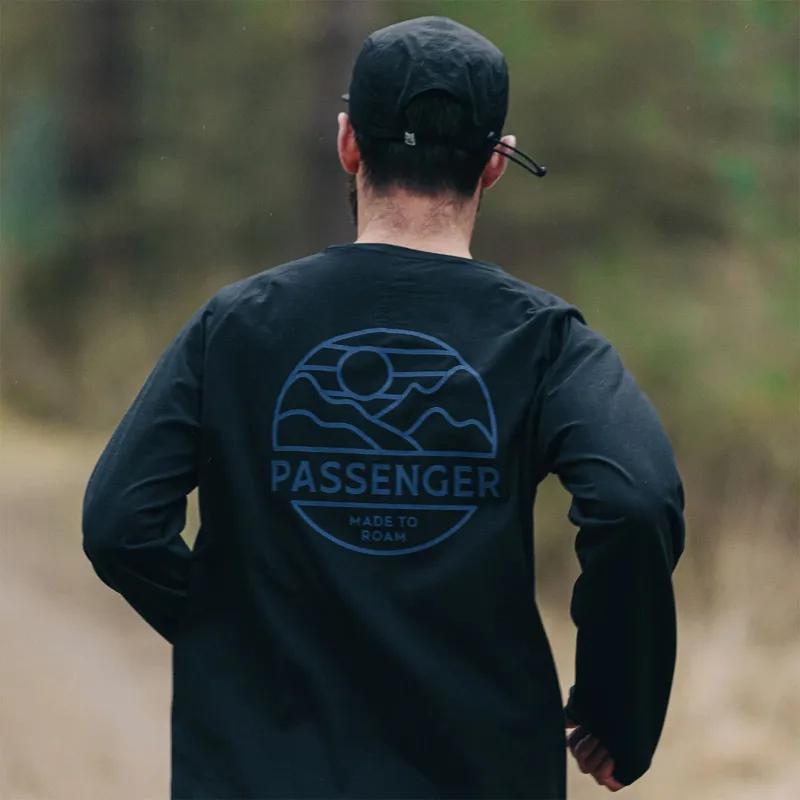 Passenger Sedona Drirelease Active Long Sleeve T-Shirt in Black-7