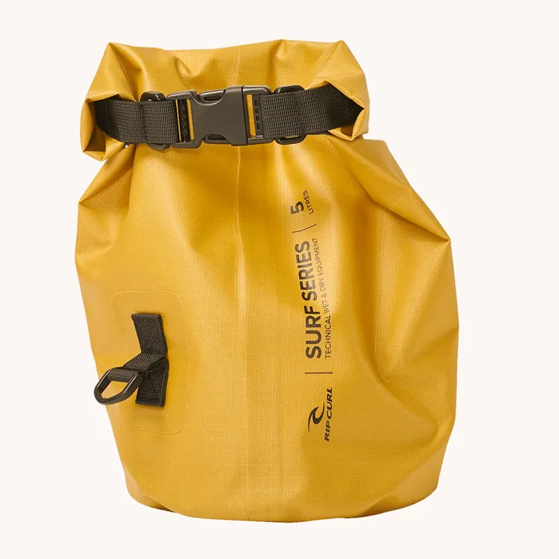 Rip Curl Surf Series 5L Barrel Bag in Mustard-1