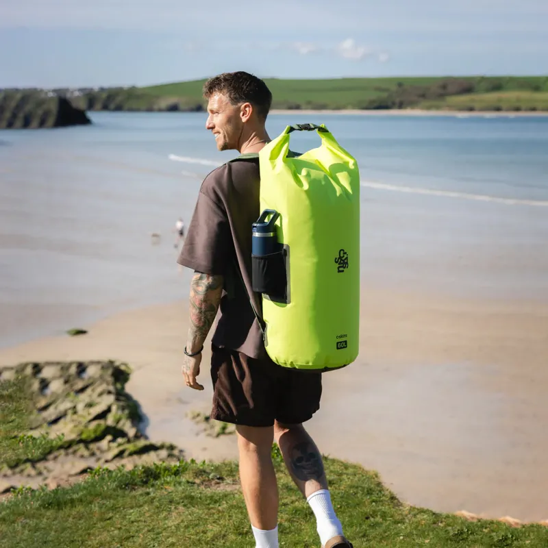 C-Skins Session Dry Bag Backpack in Flash Green-4