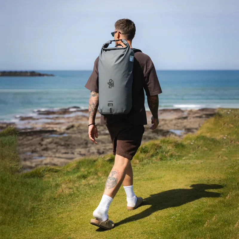 C-Skins Session Dry Bag Backpack in Storm Grey-3