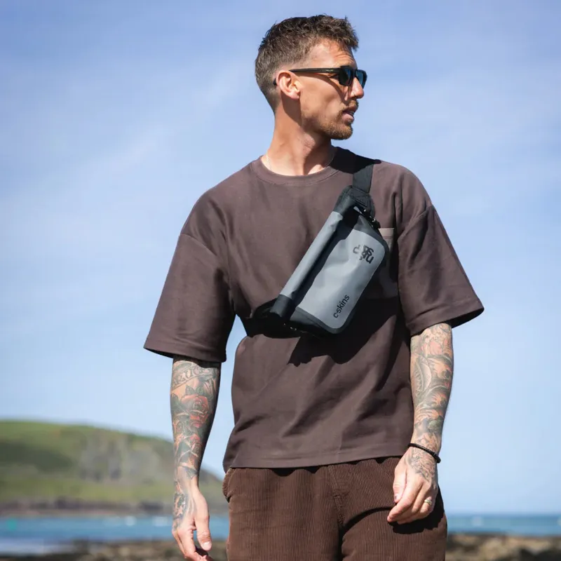C-Skins Session Dry Bag Waist Pack in Storm Grey-4