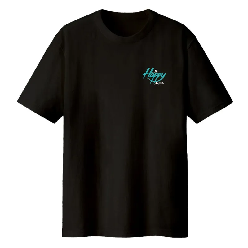 Happy Surf Co / Shaka Tee / Black-1