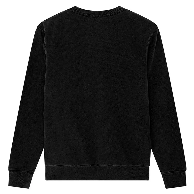 Deus Ex Machina Shield Garment Dyed Crew in Black-1