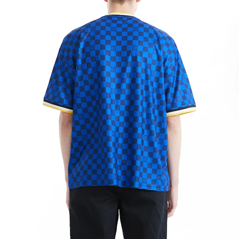 Deus Ex Machina Showroom Moto Jersey in Lapis Blue-2