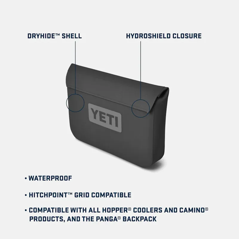 Yeti Sidekick 3L Waterproof Gear Case in Olive/King Crab Orange-3
