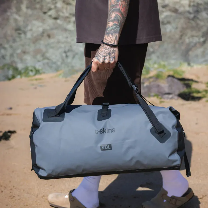 C-Skins Storm Chaser Dry Bag Duffel in Storm Grey-6