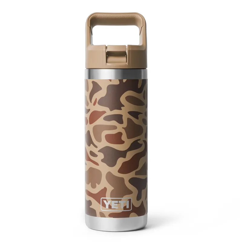Yeti Rambler 18oz Straw Bottle in Wetlands Camo-1