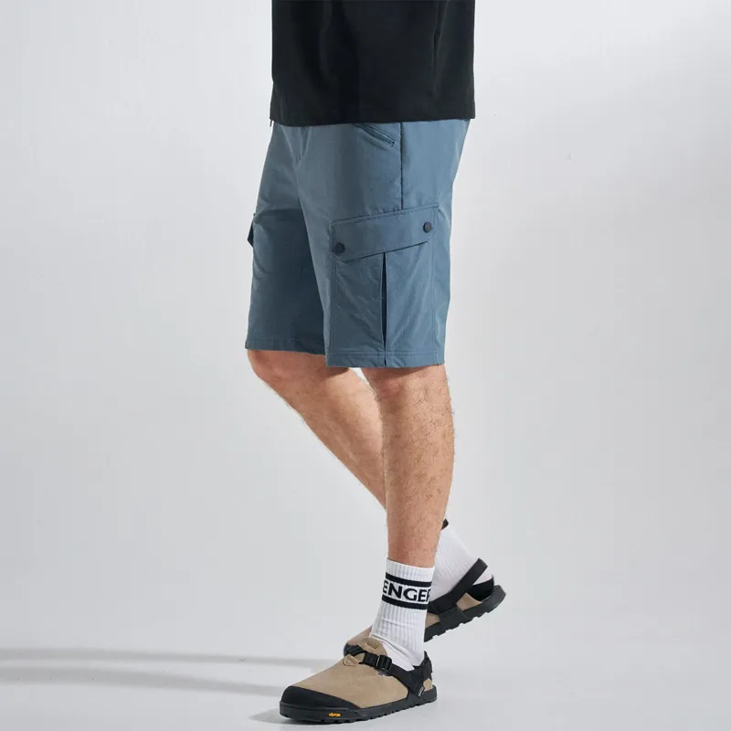Passenger Stride Active Trail Short in Storm Grey-2