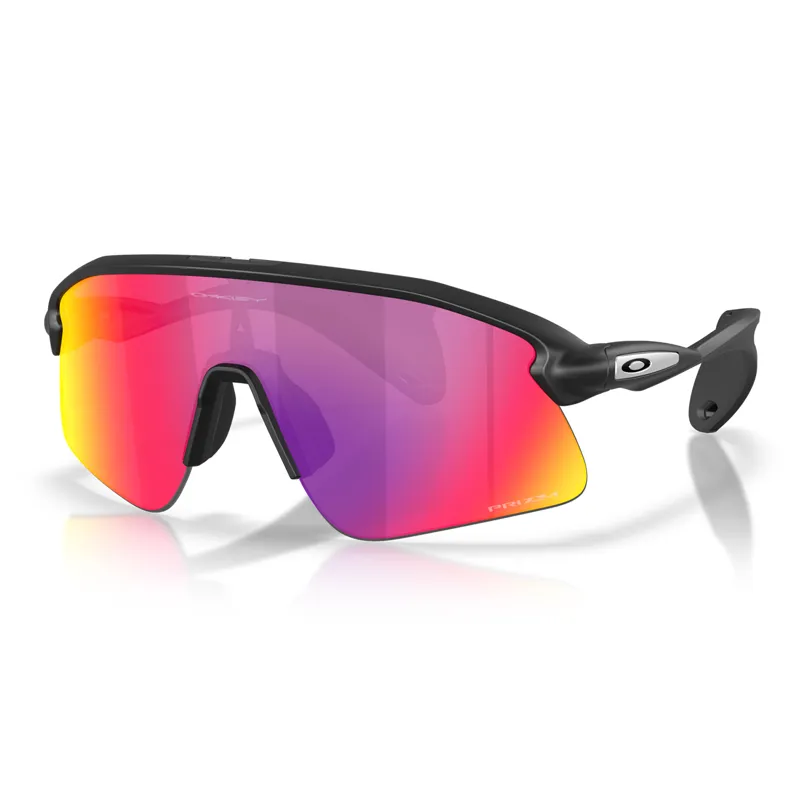 Oakley Stunt Devil Sunglasses with Prizm Road Lenses and Matte Black Frames