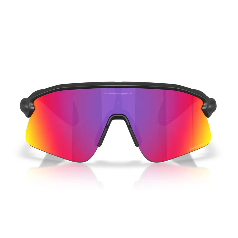 Oakley Stunt Devil Sunglasses with Prizm Road Lenses and Matte Black Frames-1
