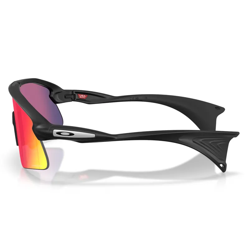 Oakley Stunt Devil Sunglasses with Prizm Road Lenses and Matte Black Frames-2