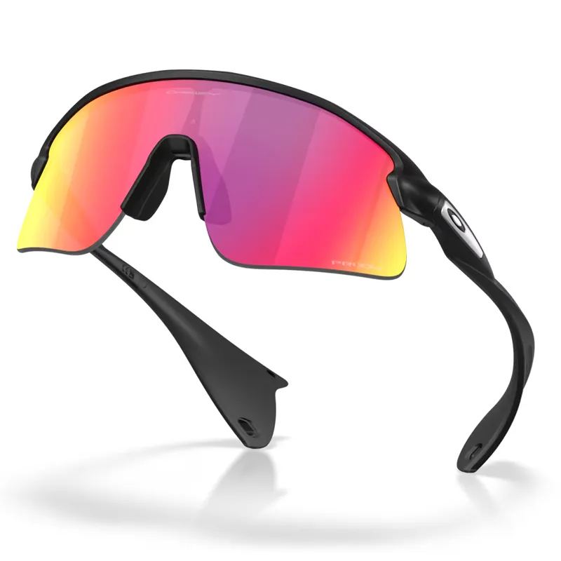 Oakley Stunt Devil Sunglasses with Prizm Road Lenses and Matte Black Frames-3
