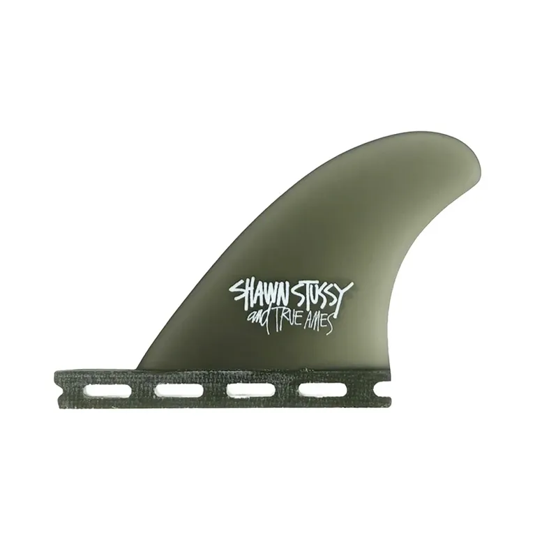 True Ames Stussy Futures Compatible Hitch Hiker Trailer Fin in Smoke