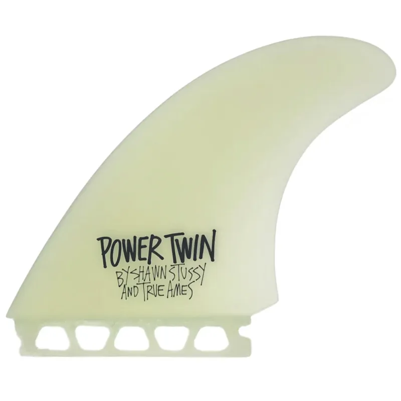 True Ames Stussy Futures Compatible Power Twin in Clear