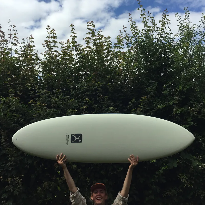 Firewire Thunderbolt Red Sunday Twin Surfboard in Volan - Futures-4