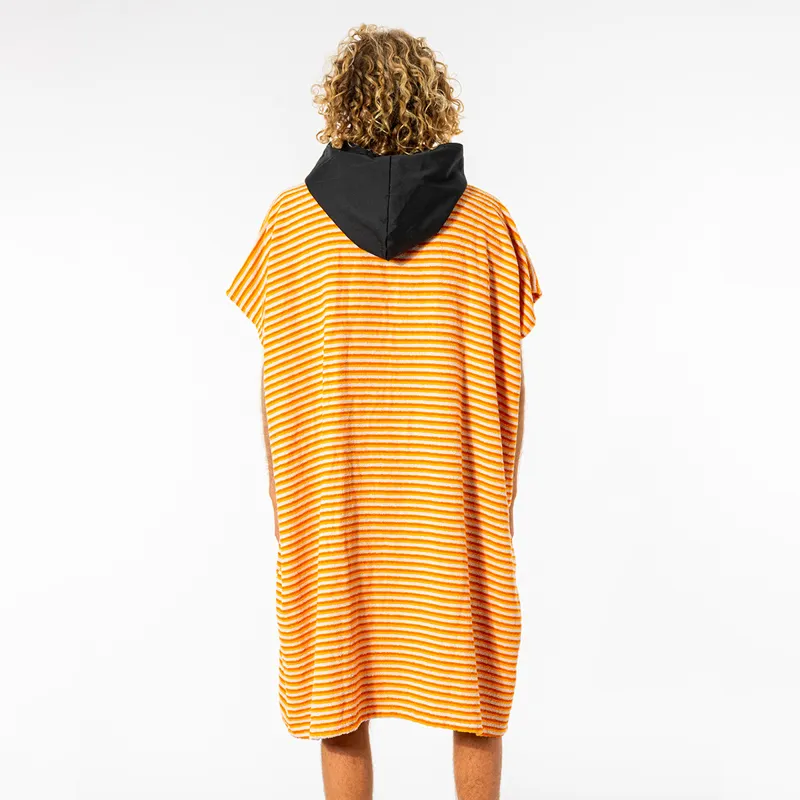 Rip Curl / Surf Sock Hooded Towel / Orange Stripes-2