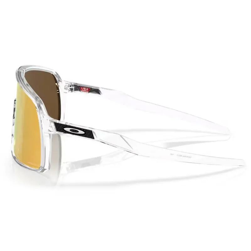 Oakley Sutro Sunglasses with Prizm 24K Lenses and Clear Frames-2