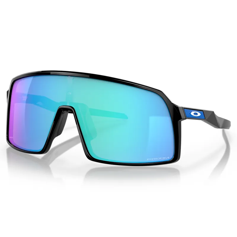 Oakley Sutro Sunglasses with Prizm Sapphire Lenses and Polished Black Frames