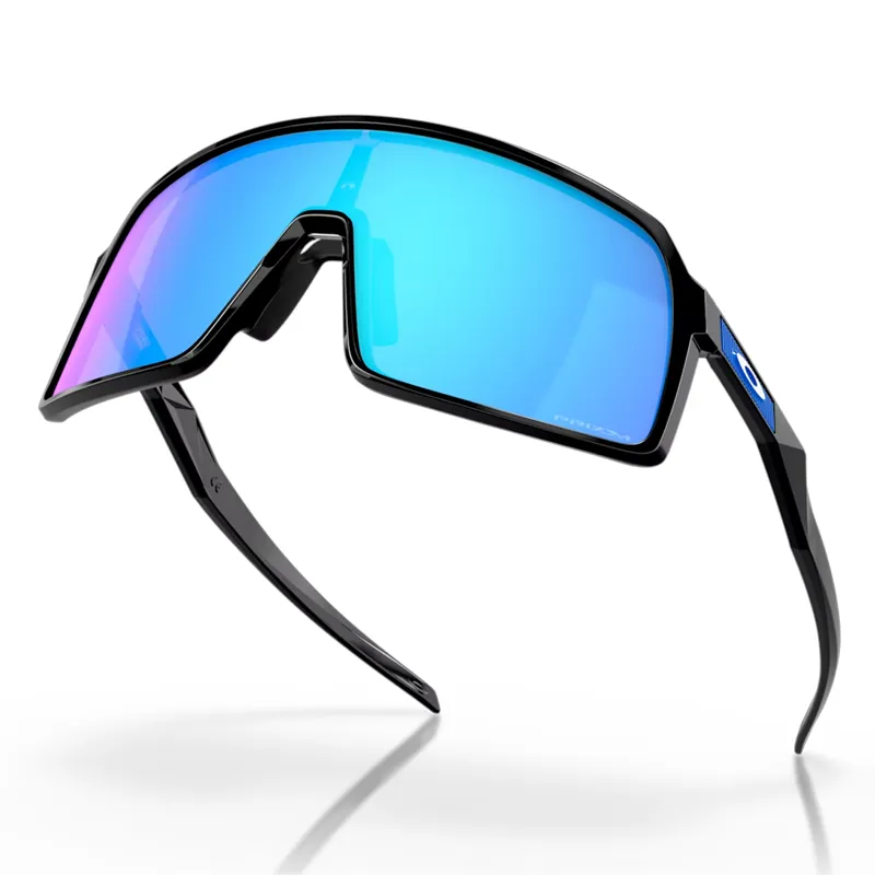 Oakley Sutro Sunglasses with Prizm Sapphire Lenses and Polished Black Frames-3