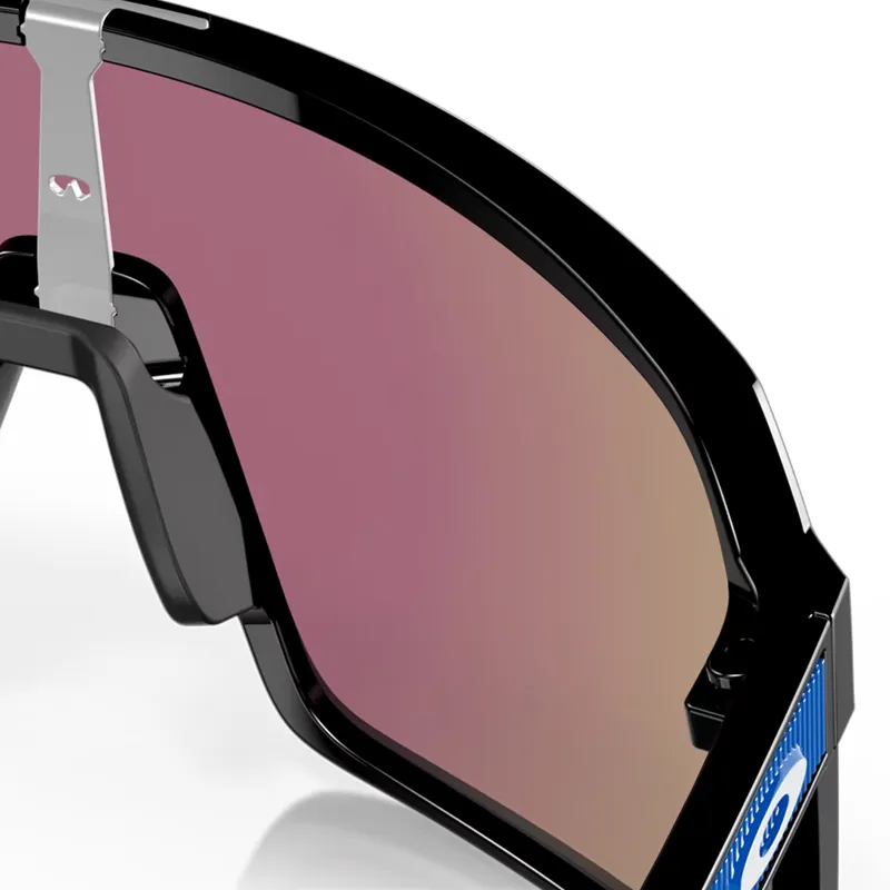 Oakley Sutro Sunglasses with Prizm Sapphire Lenses and Polished Black Frames-6