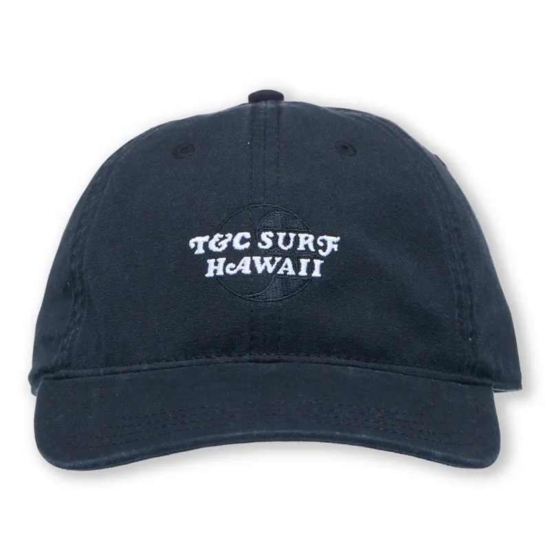 T and C Surf Designs TCSH Dad Cap in Washed Black
