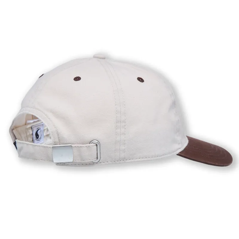 T and C Surf Designs TCSH Dad Cap in Greige/Brown-1