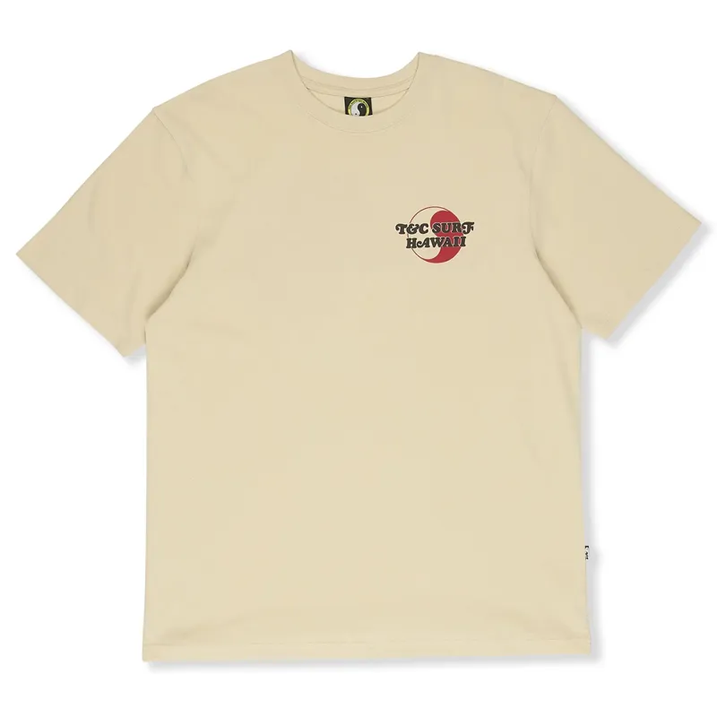 T and C Surf Designs TCSH Tee in Greige-1