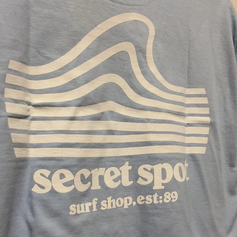 Secret Spot Logo T-Shirt in Light Blue-1