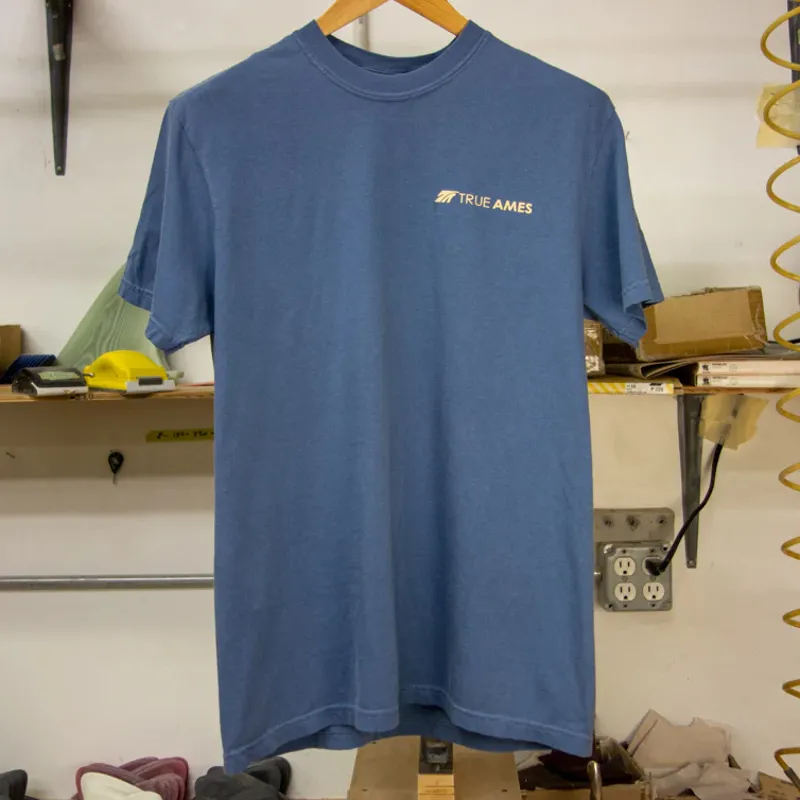 True Ames Templates T-Shirt in Stone Blue-1