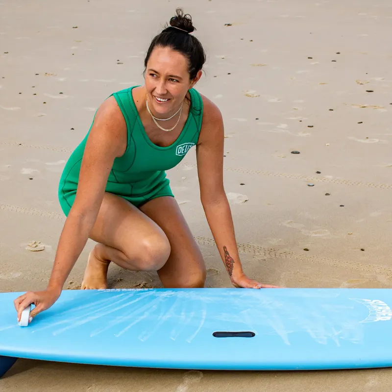 Softech The Slayer Epoxy Soft Surfboard in Clear Sky-3