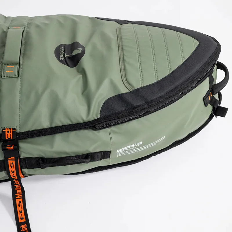 FCS GO-Light Travel 3 Shortboard/Fish Board Bag-6